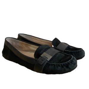 Michael Kors Black Leather Flats